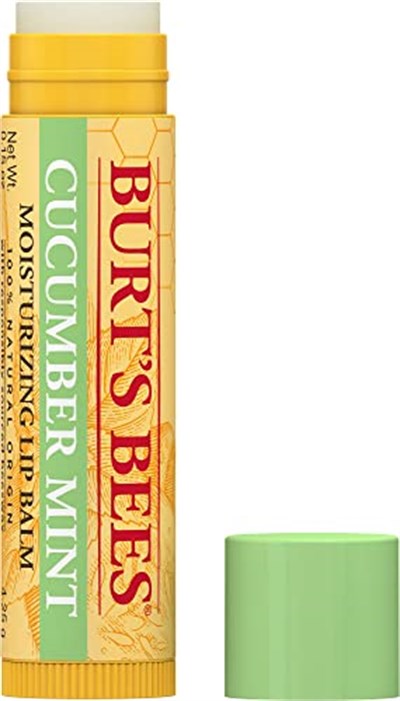 Burts Bees Salatalık Naneli%100 Doğal Nemlendirici Dudak Balsamı, 0,15 oz