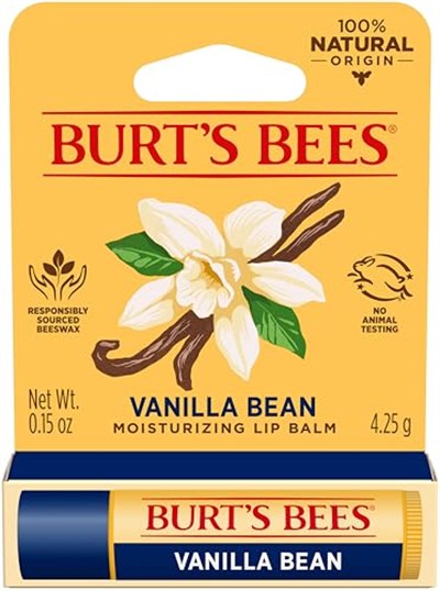 Burts Bees Vanilla Bean Lip Balm, Dudak Bakım Kremi, 4.25 Gram