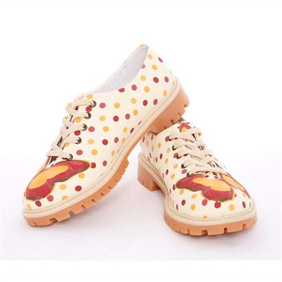 Butterfly and Dots Oxford Ayakkabı TMK5503