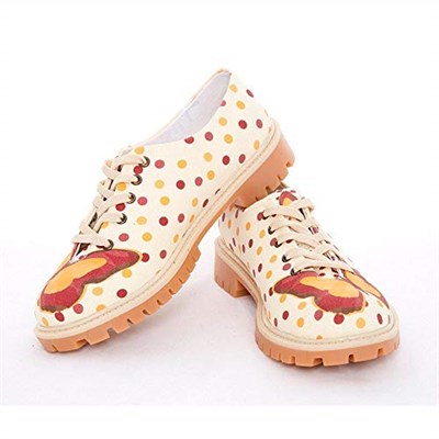 Butterfly and Dots Oxford Ayakkabı TMK5503
