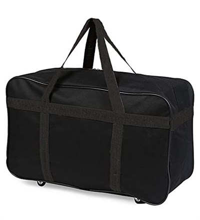 Büyük Boy Tekerlekli Hurç Seyahat Çanta Siyah