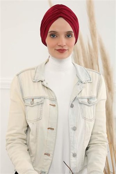 Büzgülü Penye Bone,B-1 Bordo