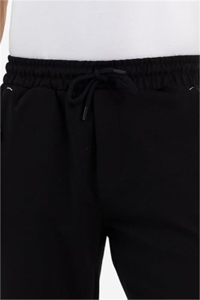 BY COMEOR Erkek Slim Fit Jogger Cep Nakış Fermuar Detaylı Eşofman Altı