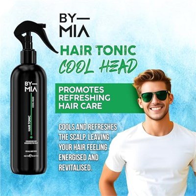 BY MIA Saç Toniği 400ml | Saç Derisi Toniği | Saçı Güçlendirir | Sağlıklı Saç Büyümesini Destekler | Serinletici ve Ferahlatıcı | Tüm Saç Tipleri İçin