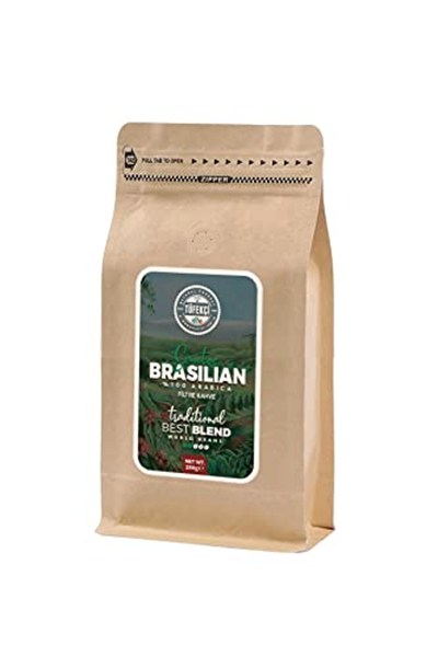 By Tüfekçi %100 Arabica Brasilian Santos Öğütülmüş Filtre Kahve 250 Gr Clipsli Ambalaj