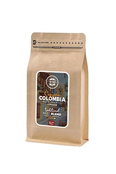 By Tüfekçi %100 Arabica Colombia Supremo Öğütülmüş Filtre Kahve 250 Gr Clipsli Ambalaj
