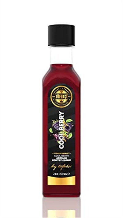 By Tüfekçi 6Li Avantajlı Kahve, Pasta Ve Kokteyl Şurubu Deneme Paketi (Lime,Frambuaz,Çilek,Karadut,Blue Curacao Cool Berry) 6X60ML