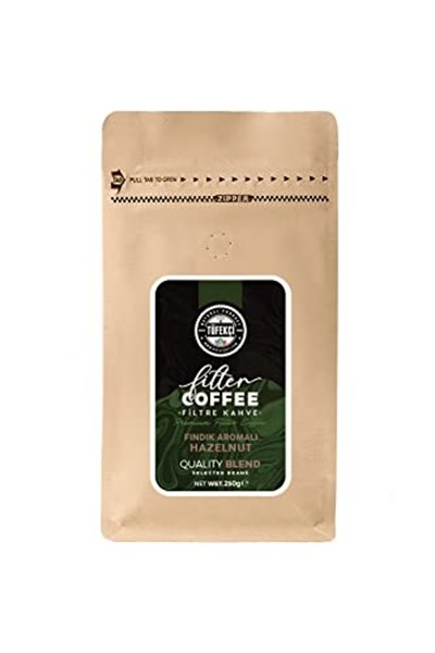 By Tüfekçi Fındıklı Filtre Kahve 250 Gr Valfli Ambalaj
