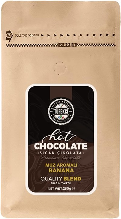 By Tüfekçi Muzlu Sıcak Çikolata 250 Gr İçecek Tozu