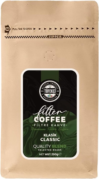 By Tüfekçi Premium Blend Filtre Kahve 250Gr Valfli Ambalaj