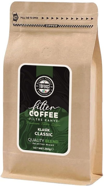 By Tüfekçi Premium Blend Filtre Kahve 250Gr Valfli Ambalaj
