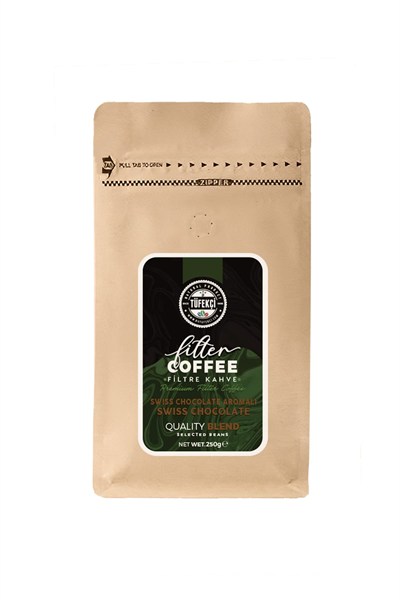By Tüfekçi Swiss Chocolate Filtre Kahve 250 Gr Valfli Ambalaj