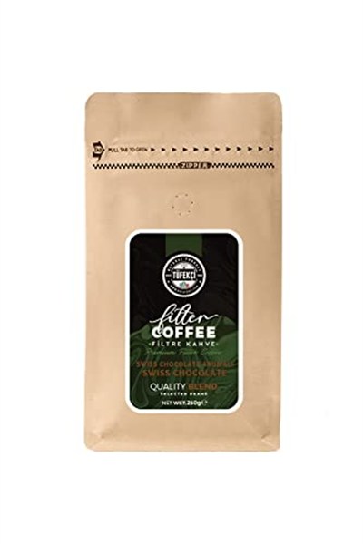 By Tüfekçi Swiss Chocolate Filtre Kahve 250 Gr Valfli Ambalaj