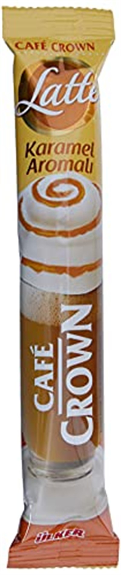 CAFÉ CROWN Latte Karamelli Kahve 17 Gr x 24 Adet