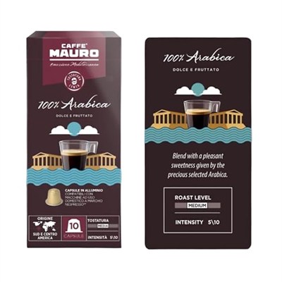 Caffè Mauro 100% Arabica Nespresso Kapsül 1 X 10 Adet