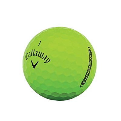 Callaway Erkek Golf Supersoft Mat Golf Topları 2021