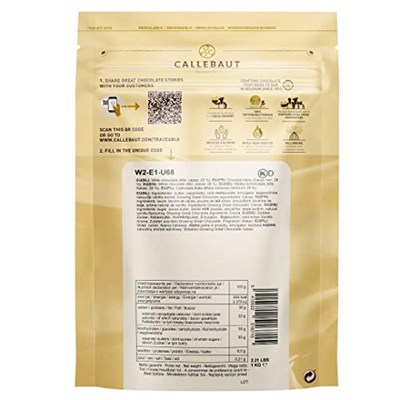 Callebaut Beyaz Çikolata Callets 1kg