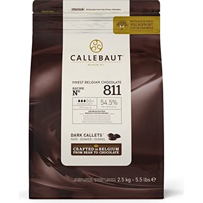 CALLEBAUT BİTTER DAMLA ÇİKOLATA 811 %54,5 - 2,5 KG