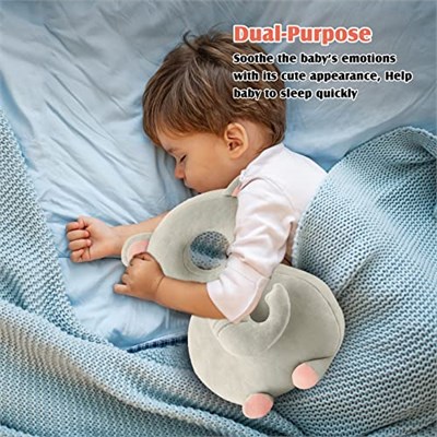 Calody Bebek Kafası Koruyucu Yastık Küçük Çocuk Sırt Çantası, Yeni Yürüyen Bebek için Bebek Güvenlik Ürünleri, Emekleme ve Yürüyüş için Bebek Sırt Koruması (Fil))