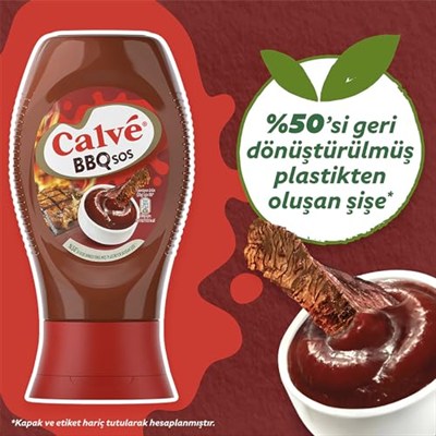 Calve 3lü Sos Paketi BBQ Sos 290g x1 + Cheddar Sos 240g x1 + Ranch Sos 245g x1