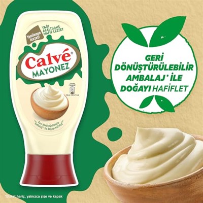 Calve Ketçap 610 g + Mayonez 540 g 2li Set