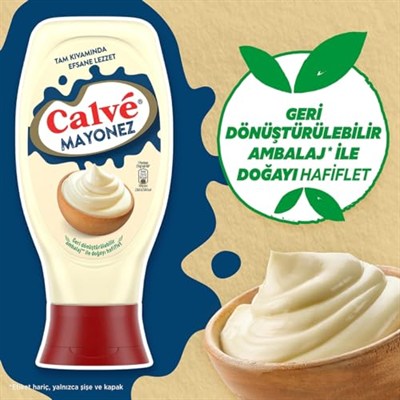 Calve Ketçap Mayonez Orta Set 810 g