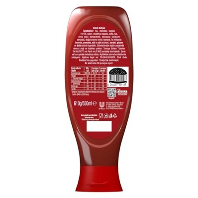 Calve Ketçap Tam Mevsiminde Toplanan Domatesler 610 g/550 ml