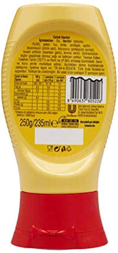 Calve Sos Hardal 250 Gr