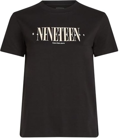 Calvin Klein 19 GRAPHIC REG TEE Tişört Kadın