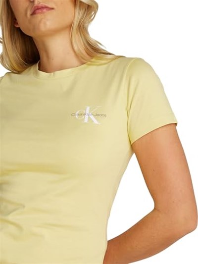Calvin Klein 2-PACK MONOLOGO SLIM TEE T-shirt Kadın