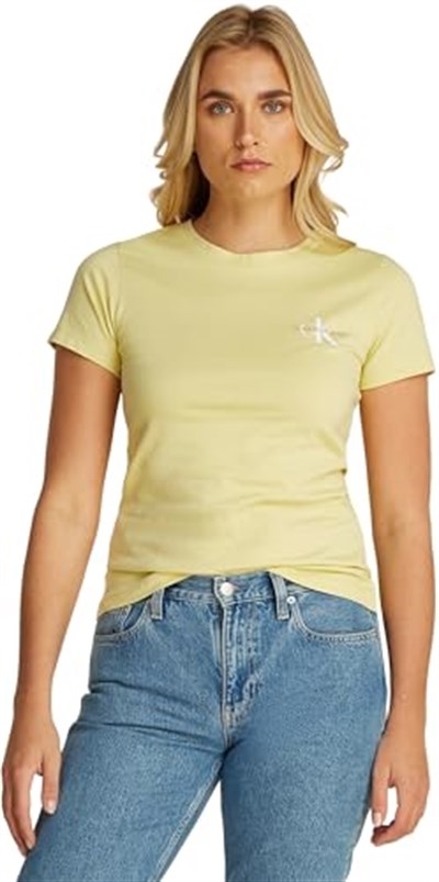 Calvin Klein 2-PACK MONOLOGO SLIM TEE T-shirt Kadın