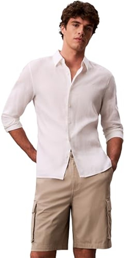 Calvin Klein 9 IN COTTON PULL ON CARGO SHORT Şort Erkek
