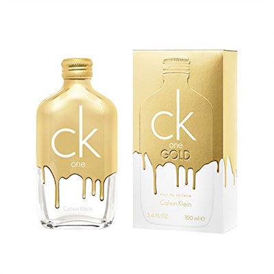 Calvin Klein-Altın CK One Üniseks EDT, 1 paket sprey/püskürtme (1 x 100 ml)
