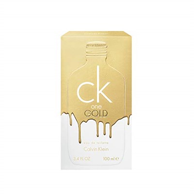 Calvin Klein-Altın CK One Üniseks EDT, 1 paket sprey/püskürtme (1 x 100 ml)