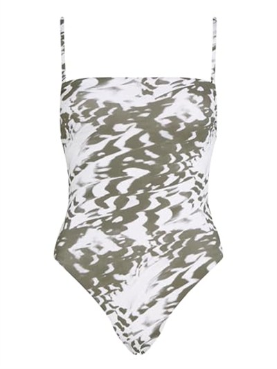 Calvin Klein BANDEAU ONE PIECE-RP Mayo Kadın