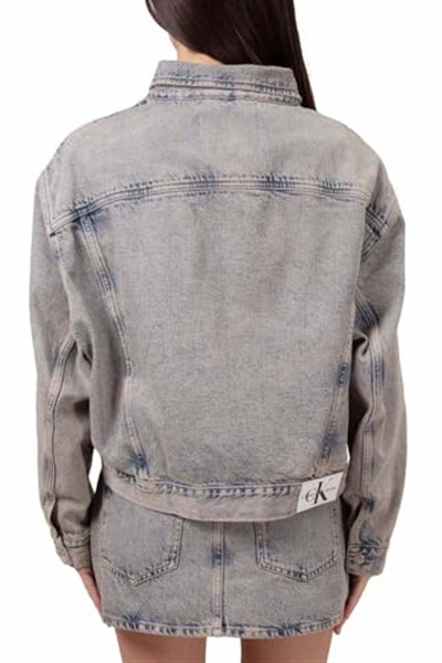 Calvin Klein Boxy Denim Jacket Ceket Kadın