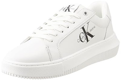Calvin Klein CHUNKY CUPSOLE LACEUP MON LTH WN Kadın Spor Ayakkabı YW0YW00823YBR