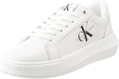 Calvin Klein CHUNKY CUPSOLE LACEUP MON LTH WN Kadın Spor Ayakkabı YW0YW00823YBR
