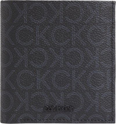 Calvin Klein CK MUST MONO COMP TRIFOLD W COIN Erkek Cüzdan, Siyah, Tek Beden