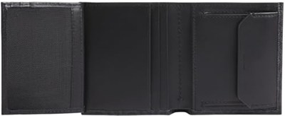 Calvin Klein CK MUST MONO COMP TRIFOLD W COIN Erkek Cüzdan, Siyah, Tek Beden