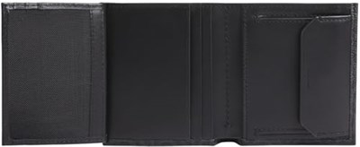 Calvin Klein CK MUST MONO COMP TRIFOLD W COIN Erkek Cüzdan, Siyah, Tek Beden