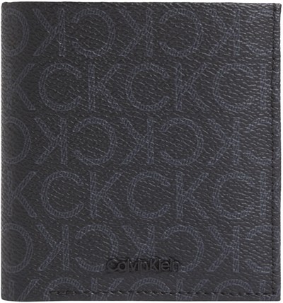 Calvin Klein CK MUST MONO COMP TRIFOLD W COIN Erkek Cüzdan, Siyah, Tek Beden