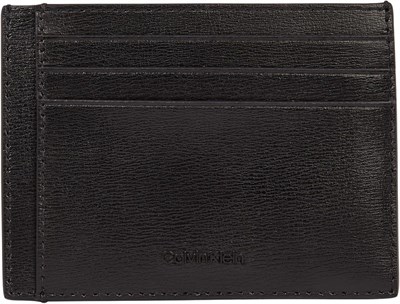 Calvin Klein CLEAN ESNTL ID CARDHOLDER Erkek Cüzdan, Siyah, Tek Beden