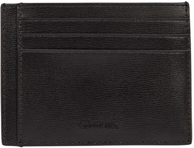 Calvin Klein CLEAN ESNTL ID CARDHOLDER Erkek Cüzdan, Siyah, Tek Beden