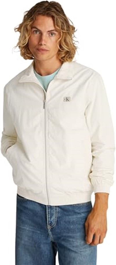 Calvin Klein CRISP COTTON HARRINGTON JACKET Ceket Erkek