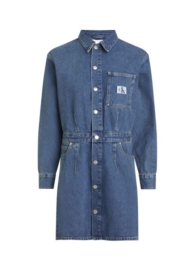 Calvin Klein Darted Denim Shirt Dress Elbise&Tulum Kadın