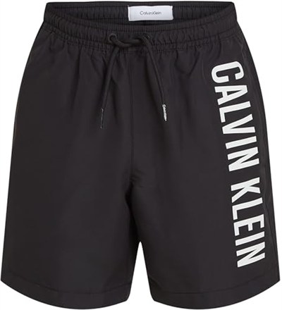 Calvin Klein Erkek Çocuk Siyah Baskılı Deniz Şortu, KV0KV00053