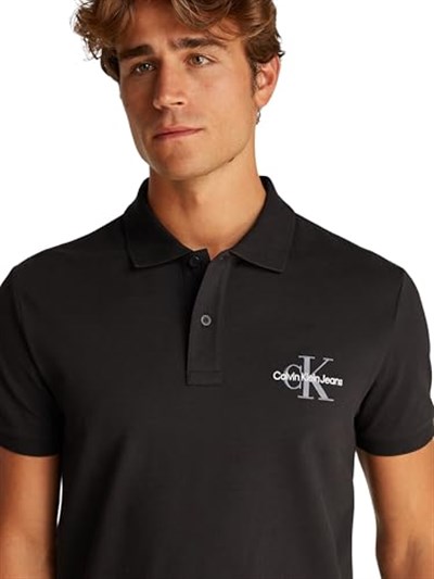 Calvin Klein Erkek Kısa Kollu Polo Tişört Monologo Polo