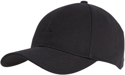 Calvin Klein Erkek MONOGRAM EMBROIDERY BASEBALL CAP Şapka BLACK/BLACK Tek Beden