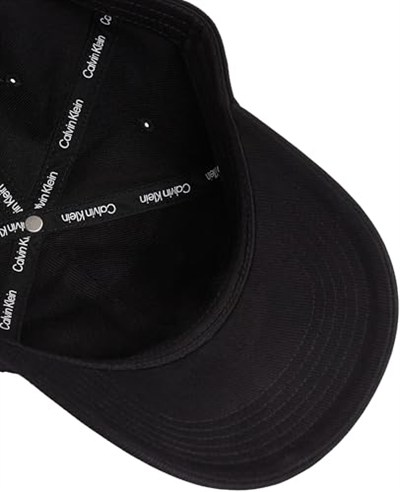 Calvin Klein Erkek MONOGRAM EMBROIDERY BASEBALL CAP Şapka BLACK/BLACK Tek Beden